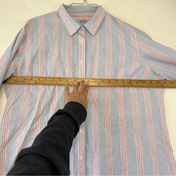 Vintage ll bean striped button up - Picture 6 of 7